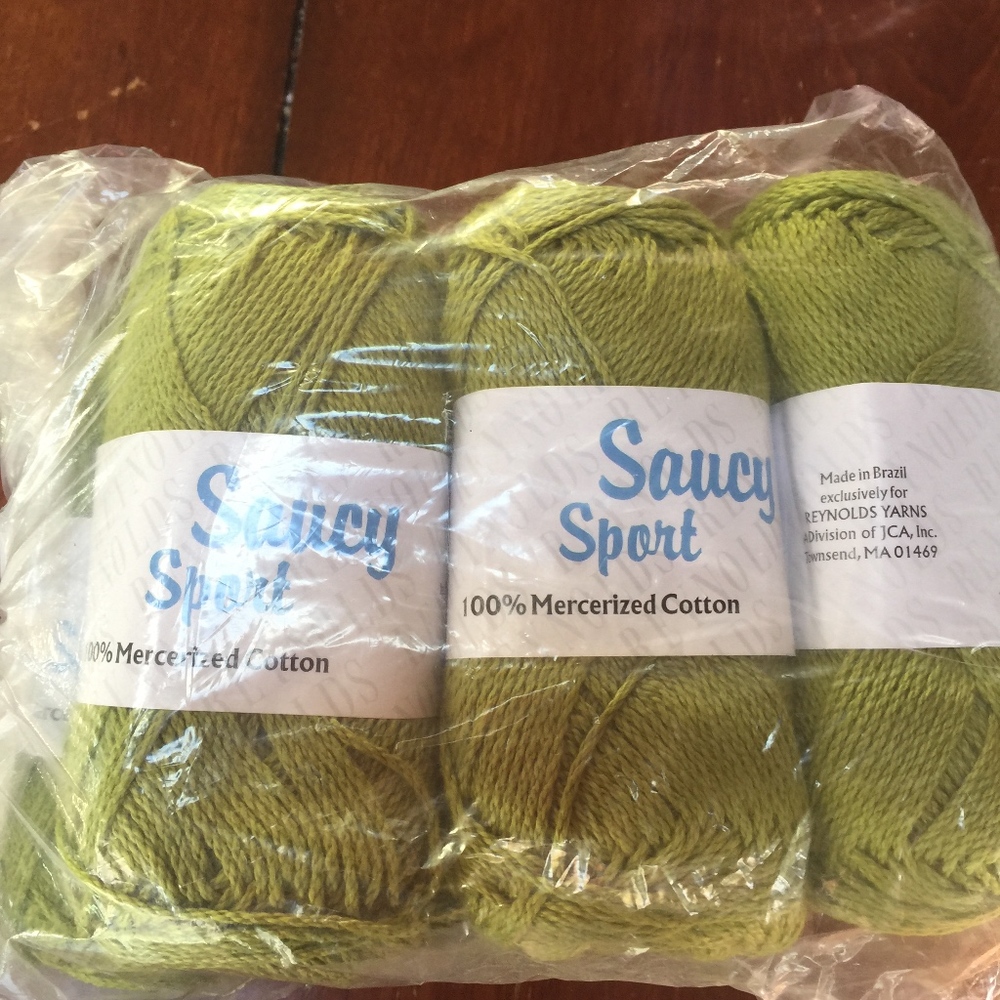 Saucy Sport Lot Yarn (SIX) Mercerized Cotton